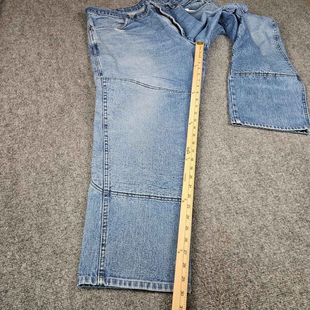 Draggin Jeans Kevlar Lined Motorcycle Riding Pants Light Wash Denim Mens 42x30